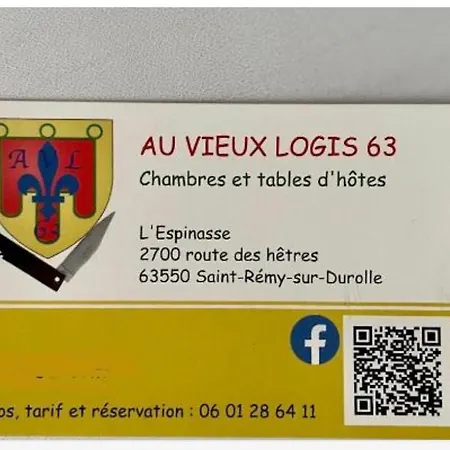 Au Vieux Logis 63 Saint-Rémy-sur-Durolle
