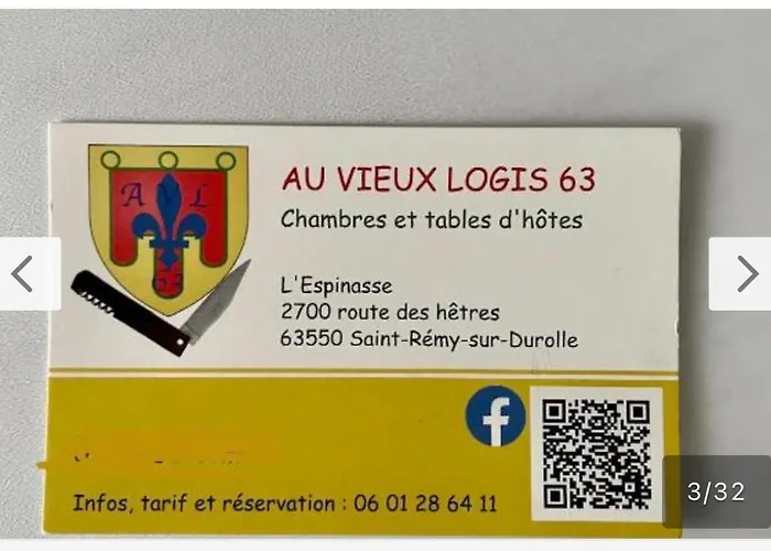 Au Vieux Logis 63 Saint-Rémy-sur-Durolle